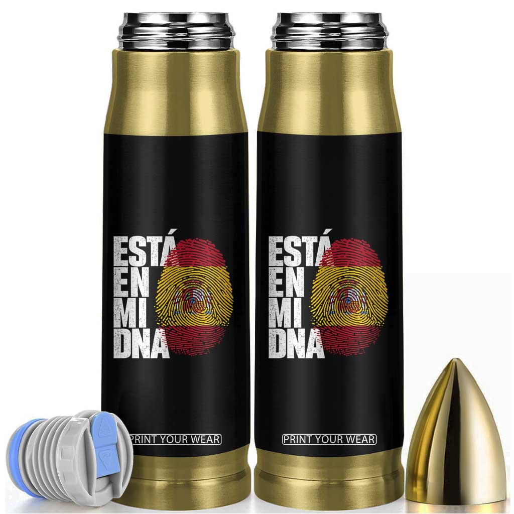 It's in My DNA Espana Spain Spanish Flag Pride Bullet Tumbler TS14 Black Print Your Wear