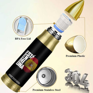 It's in My DNA Espana Spain Spanish Flag Pride Bullet Tumbler TS14 Print Your Wear