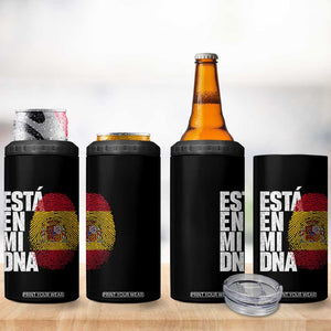 It's in My DNA Espana Spain Spanish Flag Pride 4 in 1 Can Cooler Tumbler TS14 Print Your Wear