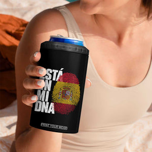 It's in My DNA Espana Spain Spanish Flag Pride 4 in 1 Can Cooler Tumbler TS14 Print Your Wear