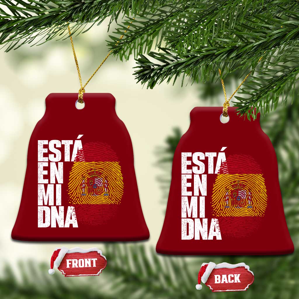 It's in My DNA Espana Spain Spanish Flag Pride Ceramic Ornament TS14 Print Your Wear