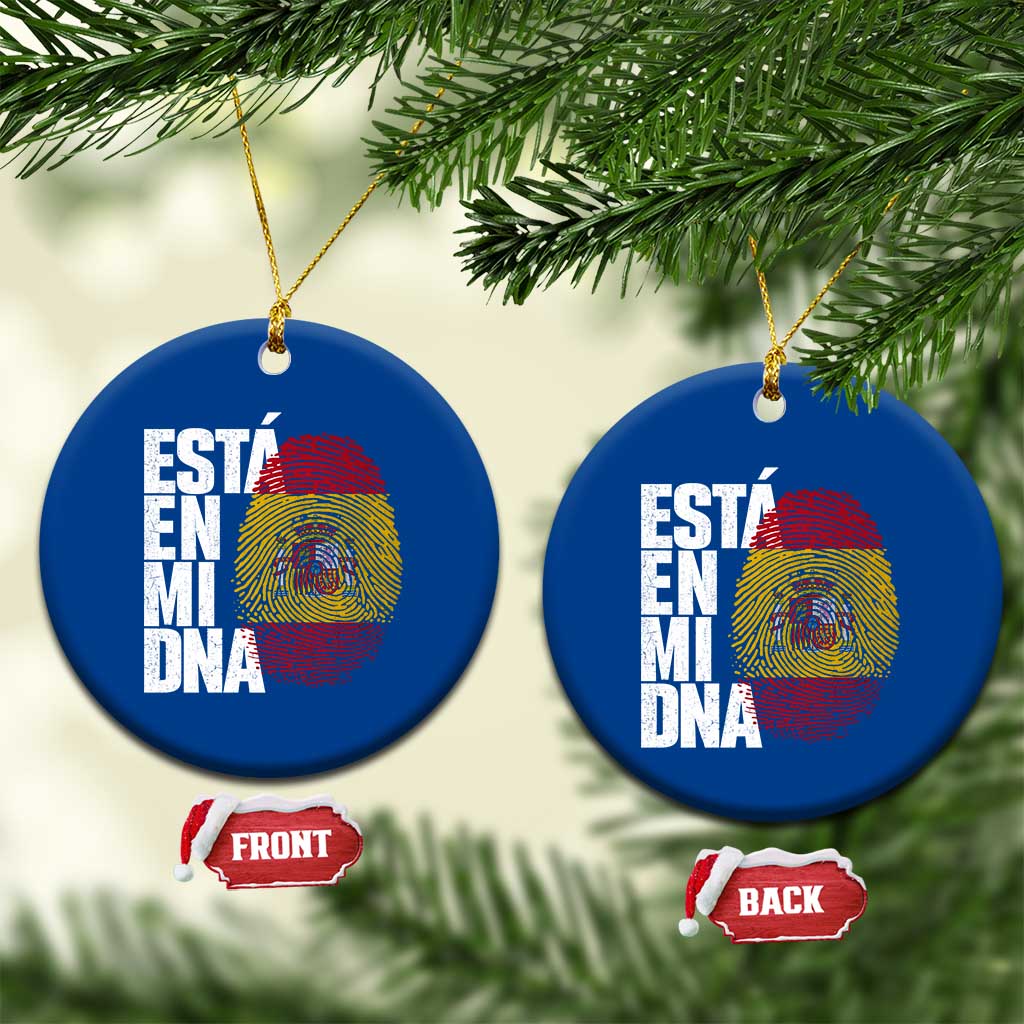 It's in My DNA Espana Spain Spanish Flag Pride Ceramic Ornament TS14 1pc Blue Print Your Wear