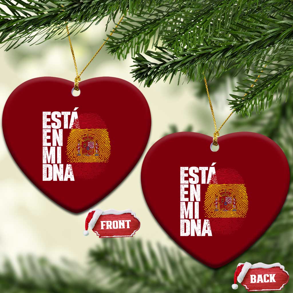 It's in My DNA Espana Spain Spanish Flag Pride Ceramic Ornament TS14 Print Your Wear