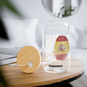 It's in My DNA Espana Spain Spanish Flag Pride Glass Can TS14 Print Your Wear