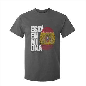 It's in My DNA Espana Spain Spanish Flag Pride T Shirt For Kid TS14 Dark Heather Print Your Wear