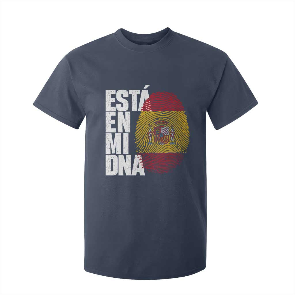 It's in My DNA Espana Spain Spanish Flag Pride T Shirt For Kid TS14 Navy Print Your Wear