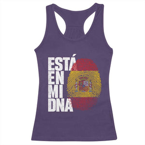 It's in My DNA Espana Spain Spanish Flag Pride Racerback Tank Top TS14 Purple Print Your Wear