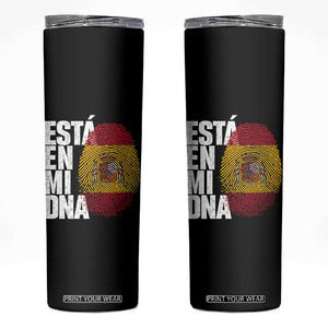 It's in My DNA Espana Spain Spanish Flag Pride Skinny Tumbler TS14 Black Print Your Wear