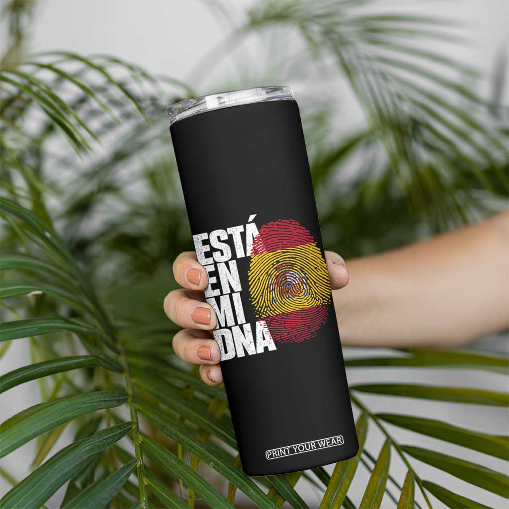 It's in My DNA Espana Spain Spanish Flag Pride Skinny Tumbler TS14 Print Your Wear