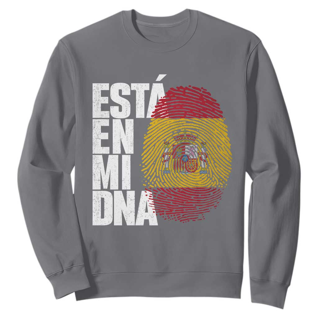 It's in My DNA Espana Spain Spanish Flag Pride Sweatshirt TS14 Charcoal Print Your Wear