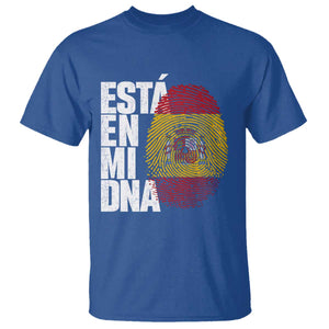It's in My DNA Espana Spain Spanish Flag Pride T Shirt TS14 Royal Blue Print Your Wear