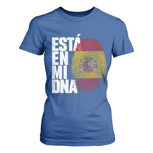 It's in My DNA Espana Spain Spanish Flag Pride T Shirt For Women TS14 Royal Blue Print Your Wear