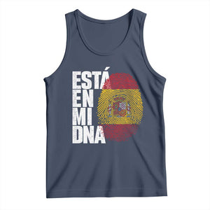 It's in My DNA Espana Spain Spanish Flag Pride Tank Top TS14 Navy Print Your Wear