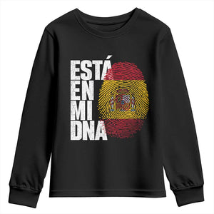 It's in My DNA Espana Spain Spanish Flag Pride Youth Sweatshirt TS14 Black Print Your Wear
