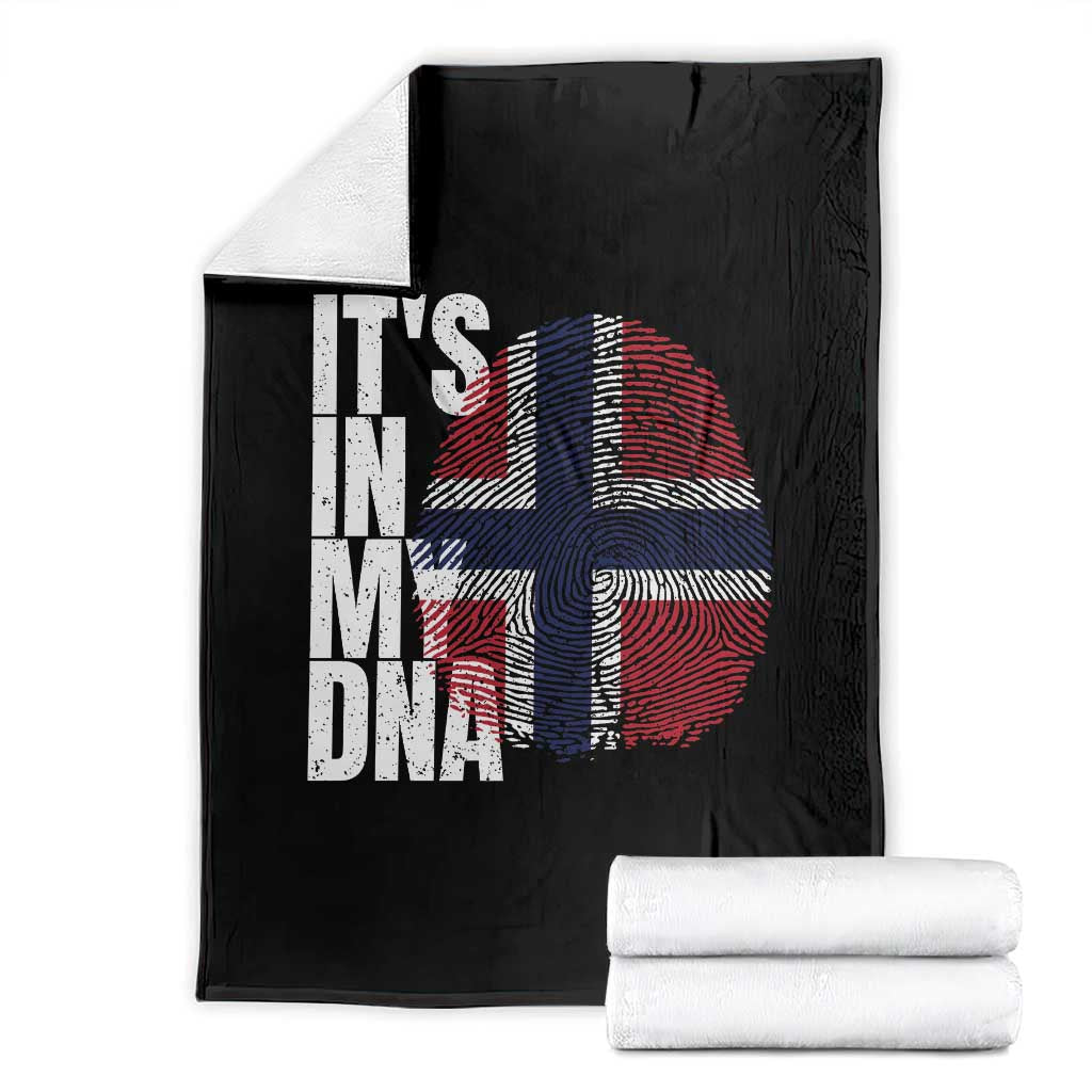 It's in My DNA Norway Norwegian Flag Pride Throw Blanket TS14 Black Print Your Wear
