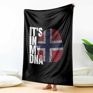 It's in My DNA Norway Norwegian Flag Pride Throw Blanket TS14 Print Your Wear