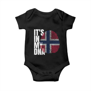 It's in My DNA Norway Norwegian Flag Pride Baby Onesie TS14 Black Print Your Wear