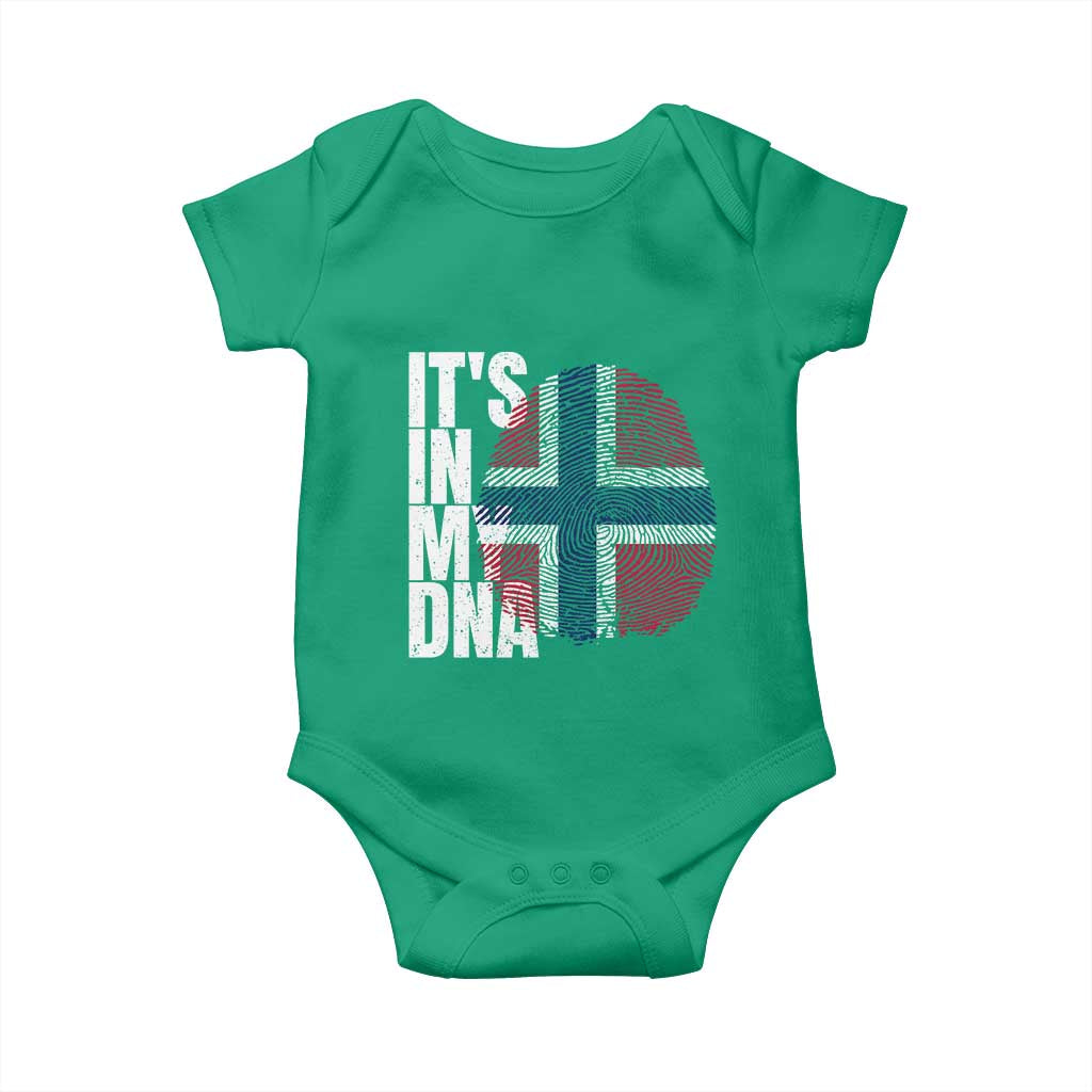 It's in My DNA Norway Norwegian Flag Pride Baby Onesie TS14 Irish Green Print Your Wear