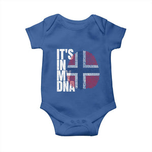 It's in My DNA Norway Norwegian Flag Pride Baby Onesie TS14 Royal Blue Print Your Wear