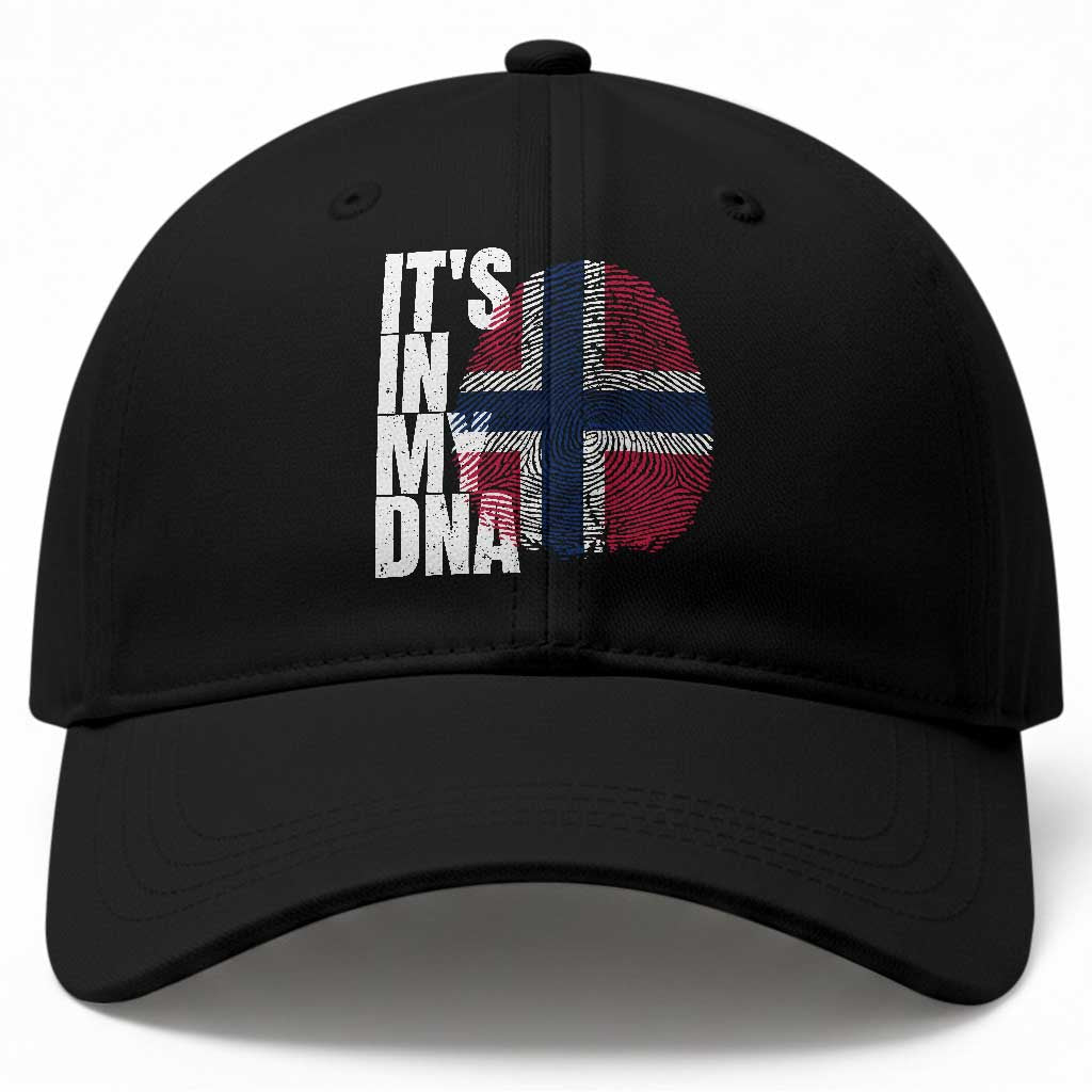 It's in My DNA Norway Norwegian Flag Pride Baseball Cap TS14 Print Your Wear