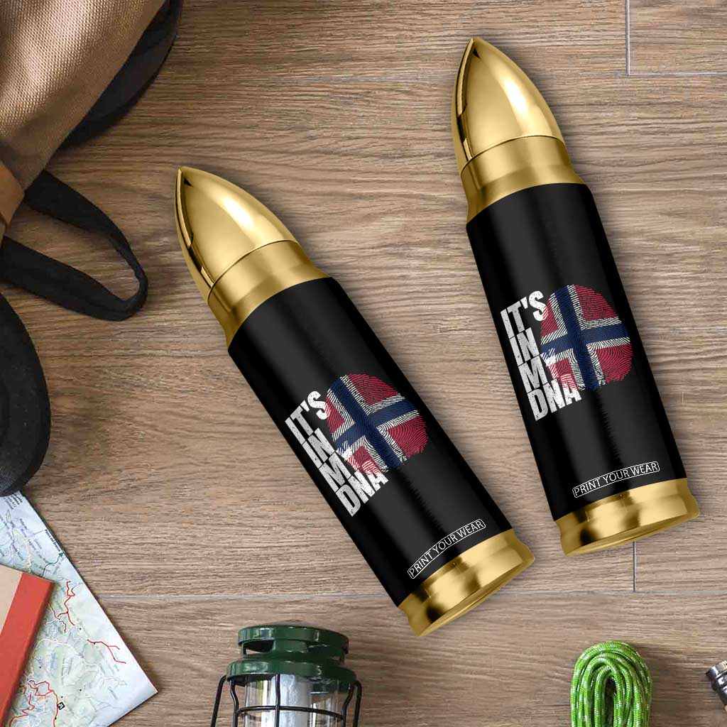 It's in My DNA Norway Norwegian Flag Pride Bullet Tumbler TS14 Print Your Wear
