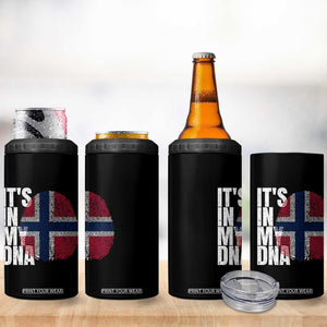 It's in My DNA Norway Norwegian Flag Pride 4 in 1 Can Cooler Tumbler TS14 Print Your Wear