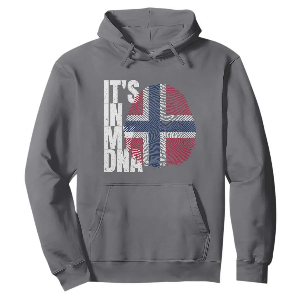 It's in My DNA Norway Norwegian Flag Pride Hoodie TS14 Charcoal Print Your Wear