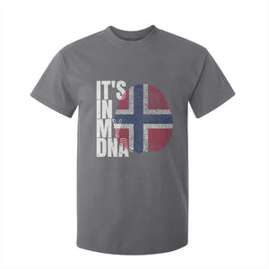 It's in My DNA Norway Norwegian Flag Pride T Shirt For Kid TS14 Charcoal Print Your Wear