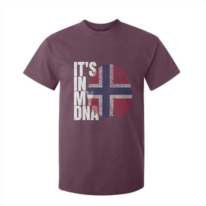 It's in My DNA Norway Norwegian Flag Pride T Shirt For Kid TS14 Maroon Print Your Wear