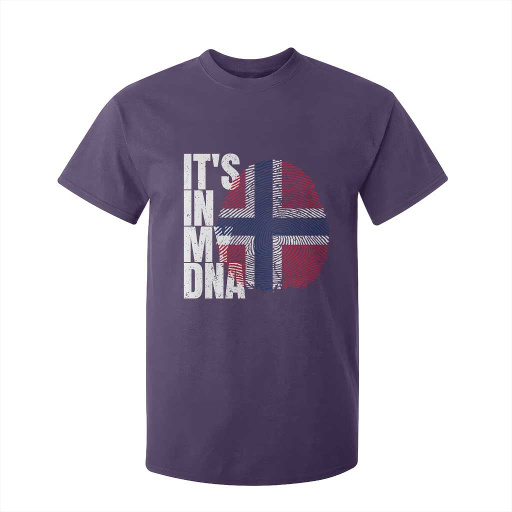It's in My DNA Norway Norwegian Flag Pride T Shirt For Kid TS14 Purple Print Your Wear