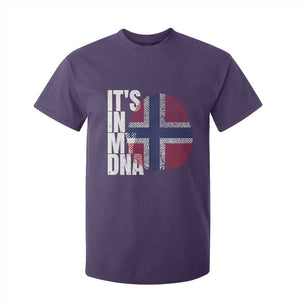 It's in My DNA Norway Norwegian Flag Pride T Shirt For Kid TS14 Purple Print Your Wear