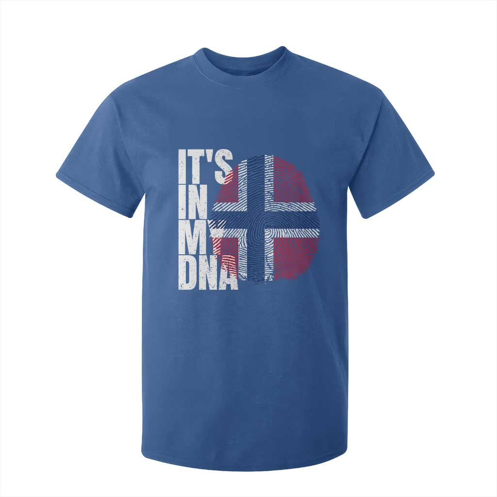 It's in My DNA Norway Norwegian Flag Pride T Shirt For Kid TS14 Royal Blue Print Your Wear