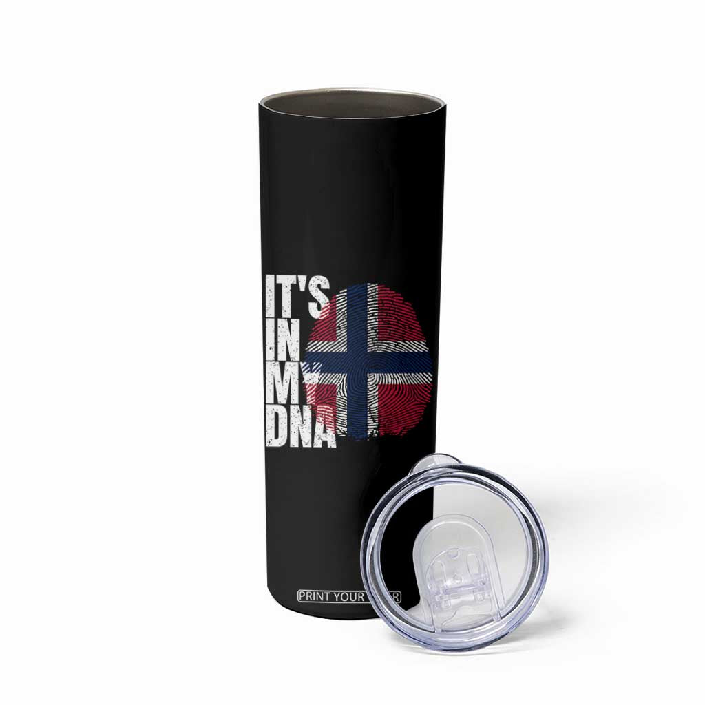 It's in My DNA Norway Norwegian Flag Pride Skinny Tumbler TS14 Print Your Wear