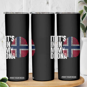 It's in My DNA Norway Norwegian Flag Pride Skinny Tumbler TS14 Print Your Wear