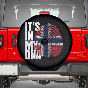 It's in My DNA Norway Norwegian Flag Pride Spare Tire Cover TS14 Black Print Your Wear