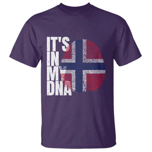 It's in My DNA Norway Norwegian Flag Pride T Shirt TS14 Purple Print Your Wear