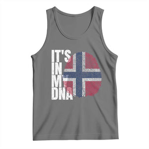 It's in My DNA Norway Norwegian Flag Pride Tank Top TS14 Black Heather Print Your Wear