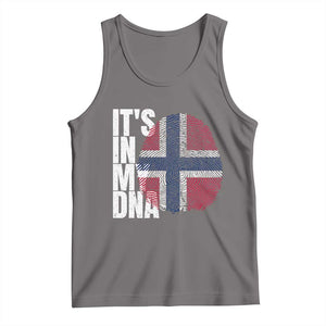It's in My DNA Norway Norwegian Flag Pride Tank Top TS14 Deep Heather Print Your Wear