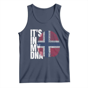 It's in My DNA Norway Norwegian Flag Pride Tank Top TS14 Navy Print Your Wear