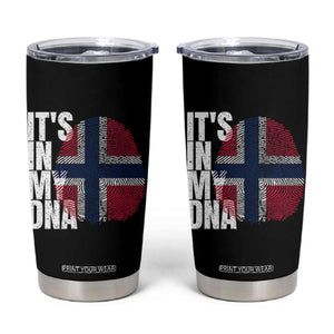 It's in My DNA Norway Norwegian Flag Pride Tumbler Cup TS14 Black Print Your Wear