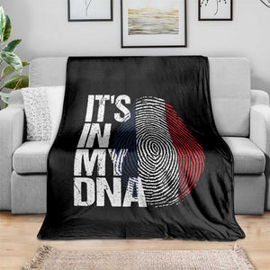 It's in My DNA France French Flag Throw Blanket TS14 Print Your Wear