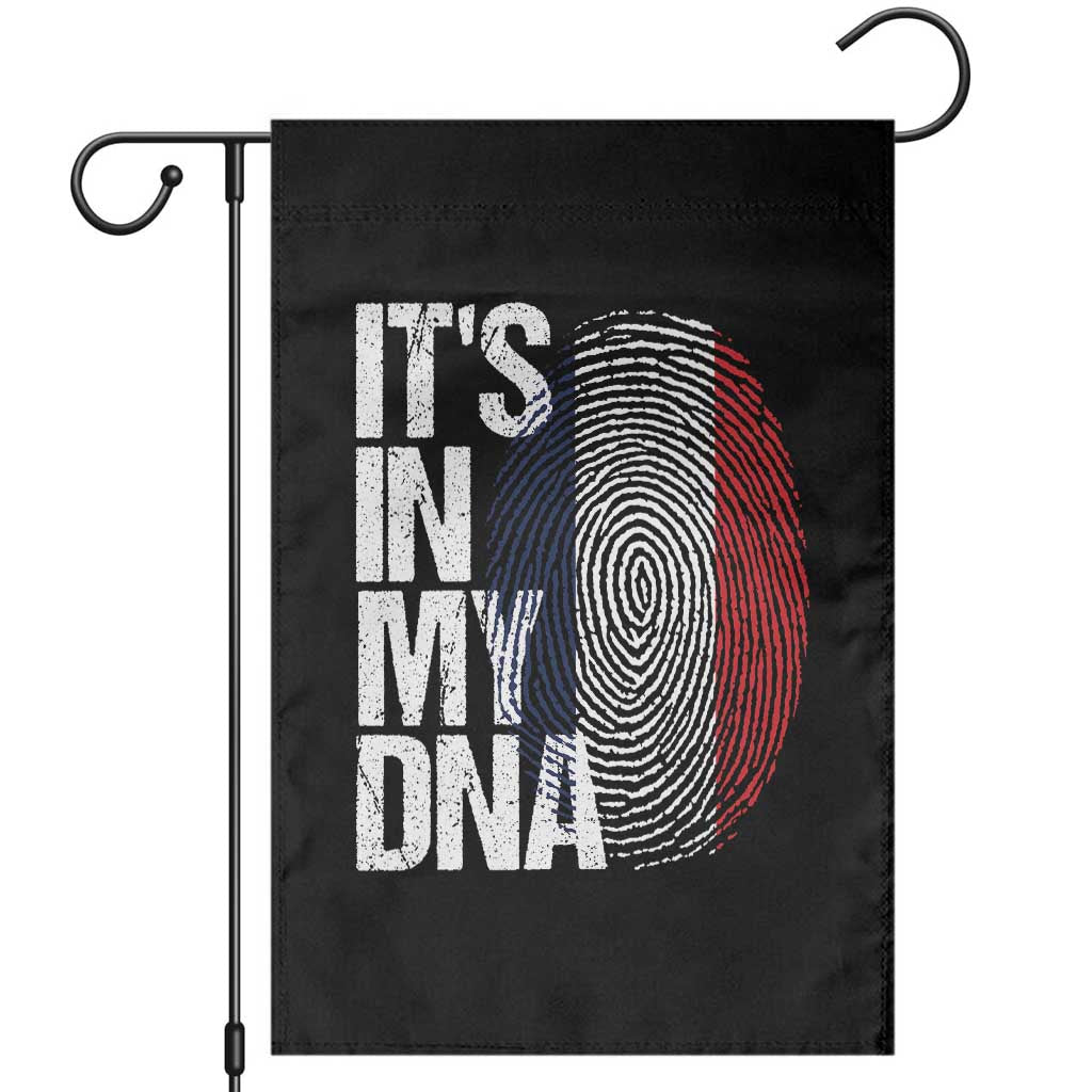 It's in My DNA France French Flag Garden Flag TS14 Black Print Your Wear