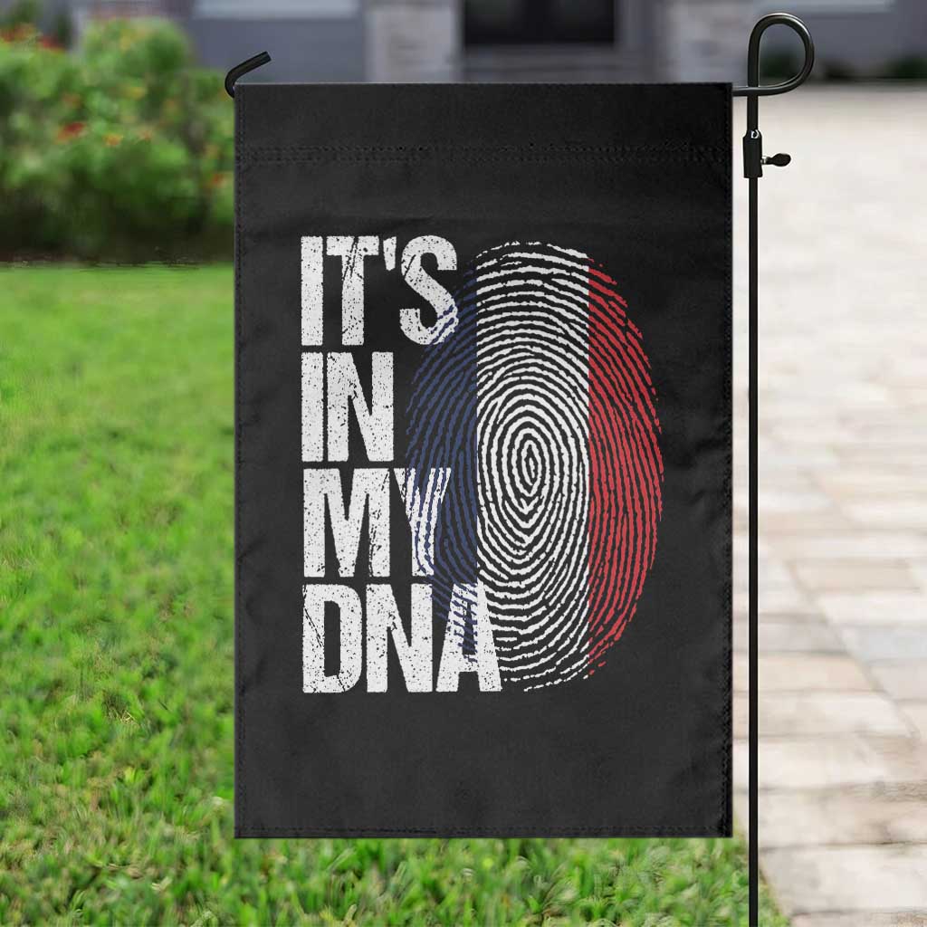 It's in My DNA France French Flag Garden Flag TS14 Print Your Wear