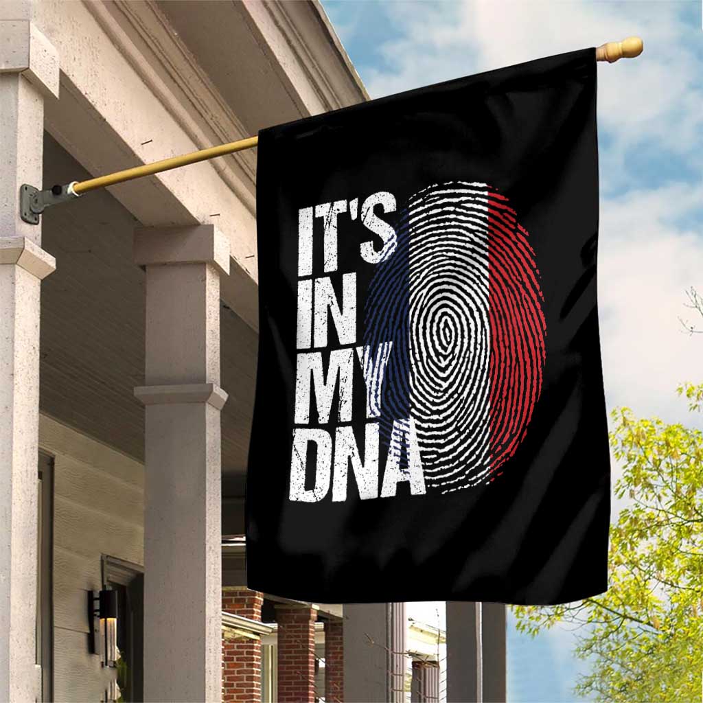 It's in My DNA France French Flag Garden Flag TS14 Print Your Wear