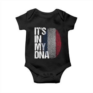 It's in My DNA France French Flag Baby Onesie TS14 Black Print Your Wear