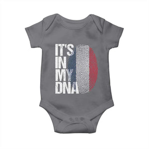 It's in My DNA France French Flag Baby Onesie TS14 Charcoal Print Your Wear