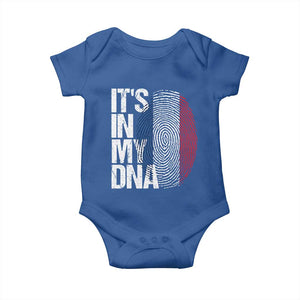 It's in My DNA France French Flag Baby Onesie TS14 Royal Blue Print Your Wear