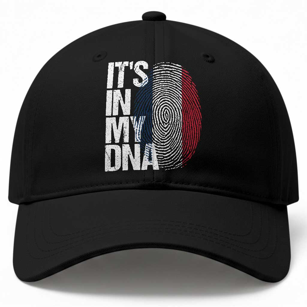 It's in My DNA France French Flag Baseball Cap TS14 Print Your Wear