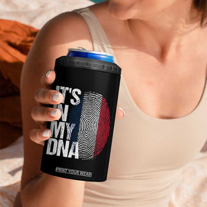 It's in My DNA France French Flag 4 in 1 Can Cooler Tumbler TS14 Print Your Wear