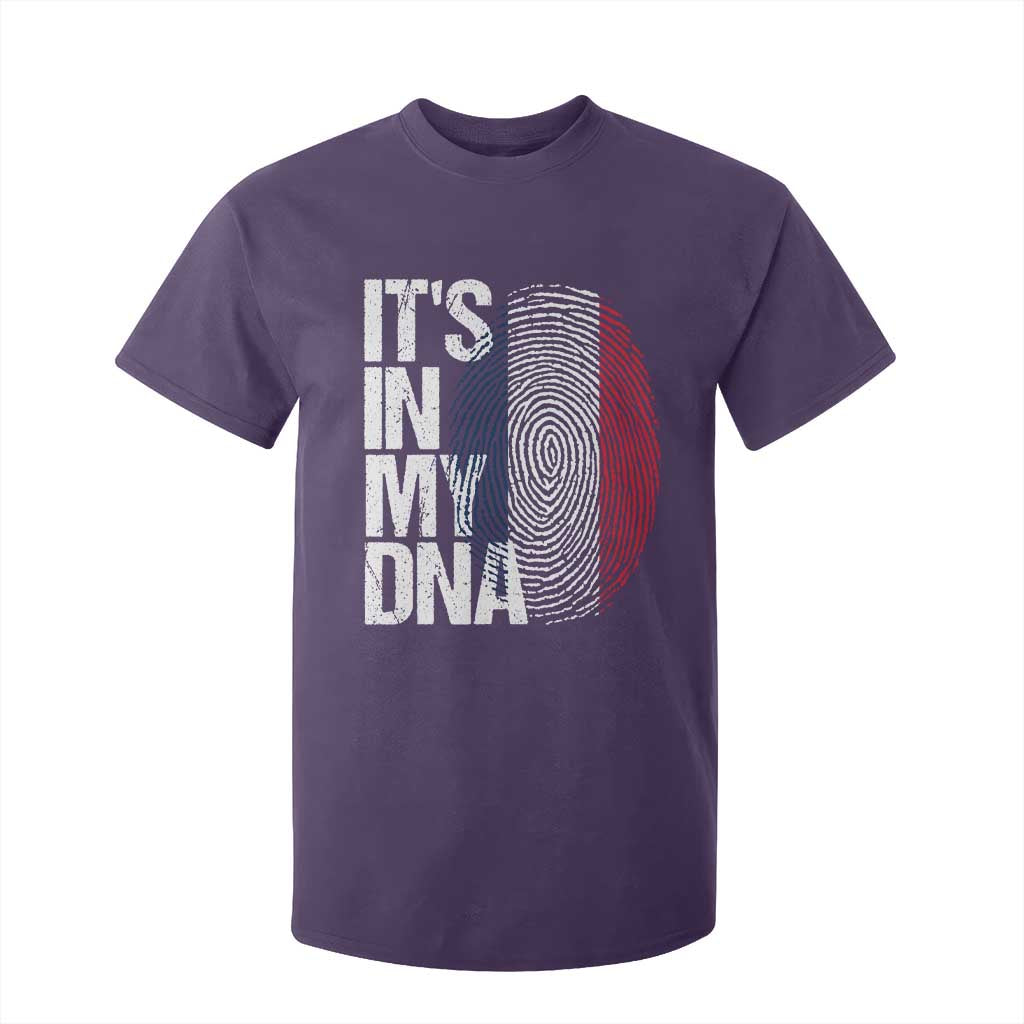 It's in My DNA France French Flag T Shirt For Kid TS14 Purple Print Your Wear